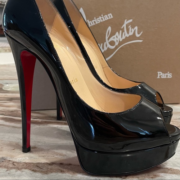 Authentic Christian Louboutin. Lady Peep 150mm Size 39 - Picture 1 of 9